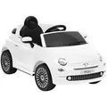 Kinder-elektroauto Fiat 500 Weiß Vidaxl