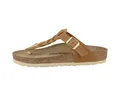 Birkenstock Gizeh Braided geöltes Nubukleder Damen Zehentrenner Sandalen, Sandaletten, Sommerschuhe, Badeschuhe, Zehentrenner