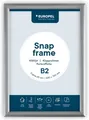 EUROPEL Plakatrahmen DIN B2 25 mm silber eloxiert