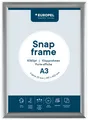 EUROPEL Plakatrahmen Premium, DIN B2, 25 mm, silber eloxiert