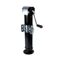 Spare Parts Holland Stützfuß schwarz – mit Kurbel und Spindelhub 320 mm – Anhängerstütze aus Stahl – Tragkraft 4000 kg – robust & höhenverstellbar