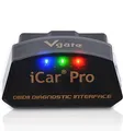 vgate Fahrzeug angetrieben iCar Pro OBD2 Bluetooth 4.0(BLE) Diagnosegerät Auto Automotive Motor Fehlercode-Lesegerät ELM 327 V 2.3 Für Android/IOS-System, kompatibel mit App Torque,OBD Car Doctor