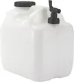Easy Camp Thymian Wasserkanister, verstellbarer Zapfhahn, 23L, transparent