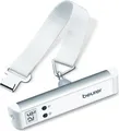 Beurer Kofferwaage LS 10 | digitale Gepäckwaage 50 kg | 50 g Teilung | mit Gurt 22,5 cm & Taschenlampe | weiß