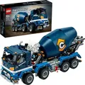 LEGO 42112 Technic Betonmischer-LKW, Mischmaschine, Spielzeug für Kinder ab 10 Jahre, Baufahrzeug mit interaktiven Funktionen - Silber