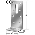 Winkelverbinder 90x35x40mm S.2,5 Mm