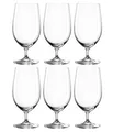 Leonardo Ciao+ Bierglas 390ml 6er Set Biertulpe mit Stiel Bierglas Glas klar