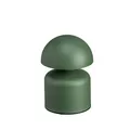 Luxus - Tischlampe Touch Vicky - Moosgrün - H14 x Ø10 - Terrassenlampe - Schreibtischlampe - LED - Wiederaufladbar - Dimmbar - Tischlampe für innen und außen