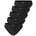 Ceceba Bugatti Herren Slips, Box, 5 Stück, elastisch weich formstabil hautverträglich (DE/NL/SE/PL, Alphanumerisch, M, Regular, Regular, Schwarz)