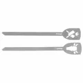 GEFU 154-35 Hamburger-Spieße Stier TORRO, edelstahl, 2-teilig (1 Set)