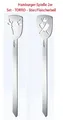 Burger Spieße Set TORRO 2 Stier Fleischspieße Edelstahl Schaschlikspieße