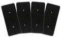 Comedes Filter kompatibel mit Samsung Trockner Wärmepumpentrockner | einsetzbar statt Samsung Filter DC62-00376A | Schaumfilter Sockelfilter (4 Stück)
