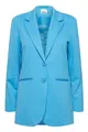 ICHI IHKATE SUS OVERSIZE BL Damen Blazer Longblazer Jacke Long-Blazer mit Knöpfen Stretch und Reverskragen, Größe:XL, Farbe:Blithe (174336)