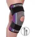Lorey Medtec Kniebandage Neopren-Kniestütze mit Stahlfedern & Patellaaussparung, Unisex M