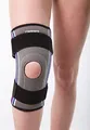 LOREY Kniebandage, Kniestütze aus offenporigem Neopren mit Zwei Klettverschlüssen (M)