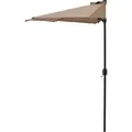 Halb-Sonnenschirm 'Eger' Ø300 Halbrund Beige - Beige