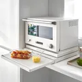 Yamazaki Küchenablage 45x4x37cm Ausziehtablett Metall Tower weiß