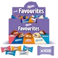 Milka Favourites 1 x 1kg Großpackung I Schoko Pralinen Mix I Einzeln verpackte Pralinen I 5 verschiedene Sorten I Schokoladen-Geschenk I Milka Schokolade aus 100% Alpenmilch