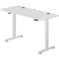 Juskys Schreibtisch Office Stand 120 x 60 cm Weiß