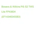 Bowers & Wilkins PI5 S2 TWS Lila FP43834 (0714346340583)