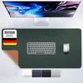 Schreibtischunterlage Leder 80x40 cm – extra dünn & rutschfest  Desk Mat & De...