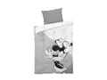 Disney Mickey Mouse Jugendbettwäsche Edel-Renforcé-Bettwäsche 135x200 cm mit Wendekissen 80x80cm, Baumwolle, 2 teilig, Wendekissen