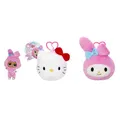 L.O.L. Surprise! Loves Hello Kitty Reversible Plush Surprise - Plüschfiguren von Sanrio mit Passendem LOL Tot, 5 Überraschungen UNT Schlüsselanhänger zum Mitnehmen, ab 4 Jahren