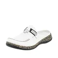Rieker Damen 46393 Clogs, White 80, 39 EU