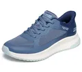 Skechers BOBS Squad 4 Staple Look Sneaker für Damen, Blau/Mehrfarbig, 37 EU