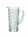 Nachtmann Krug 1 Liter, Bossa Nova, 92074, Wasserkrug aus Kristallglas, Glaskrug spülmaschinenfest