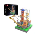 Mould King 11023 Schloss Achterbahn mit Motor Klemmbausteine 2584pcs Spielzeug B
