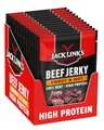Jack Links Beef Jerky Sweet & Hot – 12er Pack (12 x 40g) – Trockenfleisch Eiweiß Snacks - High Protein Snack für Gym, Fitness, Outdoor - American Food für Menschen - Dörrfleisch Chips aus Rind Fleisch