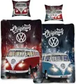 VW Volkswagen Bulli Bettwäsche Originals Linon / Renforcé Übergröße