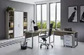 Büromöbel Arbeitszimmer Komplett Office Edition in Soma Eiche/Weiss Matt (Set 3)