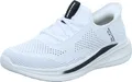 Skechers Herren-Sneaker-Slipper SKECHERS SLIP-INS RF SLADE Weiß-Schwarz, Farbe:weiß, EU Größe:411/2