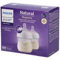 PHILIPS Avent Natural Response Babyflaschen mit natürlicher Reaktion 2 x 125 ml SCY900/02