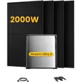 EcoFlow Stream Ultra X, All-in-One Speicher für Balkonkraftwerke, mit 4 x 500 Bifaziale Solarmodule, by Powerness - Stream Ultra X | 3840Wh / ohne Zubehör / Standardversand