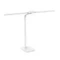Unilux Strata base LED Schreibtisch-Leuchte dimbar, 66cm breit, Memory-Funktion für Lichtstärke und Farbtemperatur mit 4 TIMER-Funktionen, inkl. Fernbedienung, 2235 lm, weiß