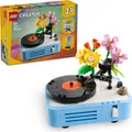 LEGO Creator 3in1 Plattenspieler mit Blumen - Spielzeug umbaubar in Radio oder Mikrofon - Musik Spielzeuge fr Kinder - Kreative Geschenkidee fr Mdchen und Jungen ab 8 Jahren 31172
