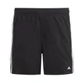 adidas Jungen 3-Stripes Swim Shorts, Black / White, 7-8 Years