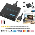 HDMI Audio Splitter 4K Optisch 3,5 mm Stereo Dolby Digital 5,1 Kan