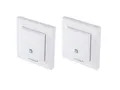 HOMEMATIC IP Smart Home 150181A0, Temp. und Luftfeucht. Sensor, 2 Stück