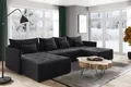 Sofnet Wohnlandschaft Leno U, mit Schlaffunktion und Bettkasten, Ecksofa, U-Form Couch, Schlafsofa mit Wellenfeder, Kronos 07