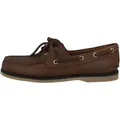 Timberland Herren Slipper Classic Boat Shoe Dunkelbraun 44