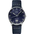Mido Commander II Big Date M021.626.17.041.00 - blau,blau mit hellen Ziernähten - 42mm
