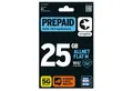 Congstar Prepaid ALLNET M, SIM-Karte ohne Vertrag, 5G mit 25 Mbit/s Prepaidkarte, (EU-Roaming inkl. CH, 20 € Startguthaben)