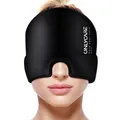 Migräne Maske Kühlgelschiene Lichtblocker 360° ergonomisch für Schmerz lindern