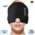 ONLYCARE Migräne Kühlmaske 360° Gel Kühlpad Druckent zur Linderung von Migräne