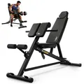 TREX SPORT Multifunktions Hantelbank TX-200B | Trainingsbank mit 7-fach verstellbarer Rückenlehne, Curlpult & Beinstrecker, bis 250 kg