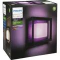 Philips Hue White and Color ambiance Econic Outdoor quadratische Wandleuchte schwarz